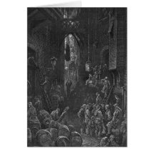 Victorian London - River Side Street Card
