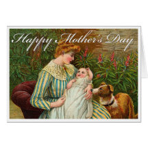 Victorian Mothers Day Card