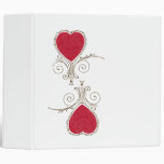 Victorian Nouveau Valentine Heart Vinyl Binders