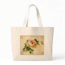 Victorian Pink Rose Bags
