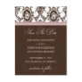 Victorian Romance Save The Date Postcard (Pink)