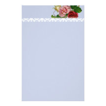 Victorian Rose and Pattern Stationery Paper