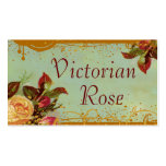 Victorian Rose Custom Standard Size Business Cards