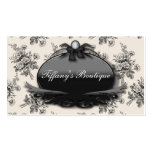 Victorian Rose Damask Fashion Business Cards