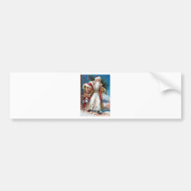 Victorian Santa Claus Bumper Sticker