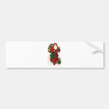 Victorian Santa Claus Bumper Sticker