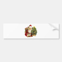Victorian Santa Claus Bumper Stickers