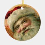 Victorian Santa Claus Portrait; A Joyous Christmas Christmas Tree Ornament