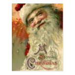 Victorian Santa Claus Portrait; A Joyous Christmas Postcard