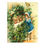 Victorian Santa Post Card