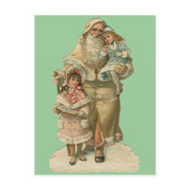 Victorian Santa - Vintage Art Postcard