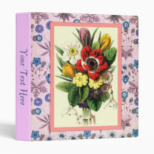Victorian Spring 3 Ring Binders
