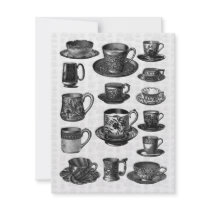 Victorian Tea Party Custom Announcement