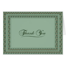 Victorian Thank You Card