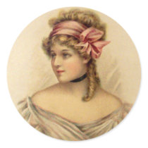Victorian Valentine Greetings Stickers