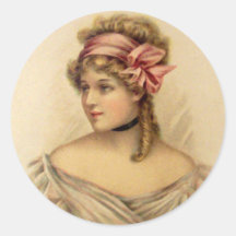 Victorian Valentine Greetings Stickers