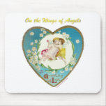 Victorian Valentine On the Angels of Angels Gifts Mouse Pads