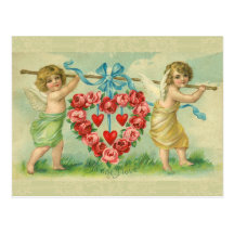 Victorian Valentine Postcard