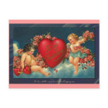 Victorian Valentine To My Valentine Postcards