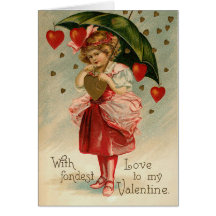 Victorian Valentine's Day Card