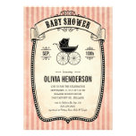 Victorian Vintage Baby Shower Invitations for Girl