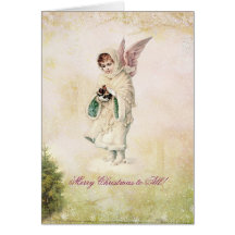 Victorian Vintage Christmas Card