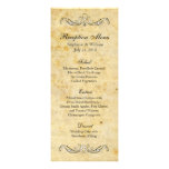 Victorian Vintage Ornate Reception Menu Personalized Invitation