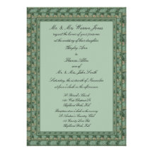 Victorian Wedding Invitation
