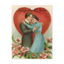 Victorian Wedding Save the Date Post Card