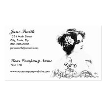 Victorian Woman Business Card Templates