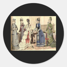 Victorian Women Fashion Stickers