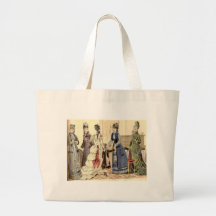 Victorian Women Fashion Tote Bags
