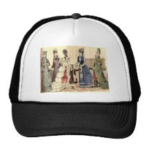 Victorian Women Fashion Trucker Hats