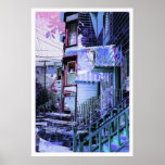 victorians life - mission district San francisco posters