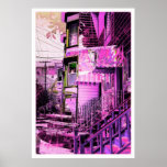 victorians life - mission district San francisco posters