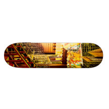 victorians life - mission district San francisco Skateboard Deck