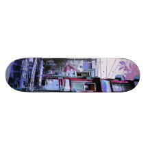 victorians life - mission district San francisco Skate Board Decks