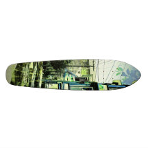 victorians life - mission district San francisco Custom Skateboard