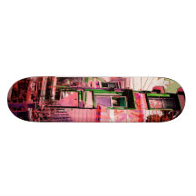 victorians life - mission district San francisco Skate Board Deck