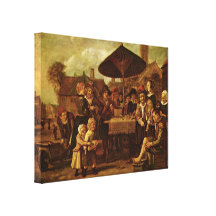 Victors in January - Quack Alber on the market Canvas Prints
