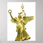 Victory Column Angel (siegessaule),Berlin (v10) Posters