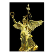 Victory Column(siegessaule),Berlin,Angel Black Bac Business Cards