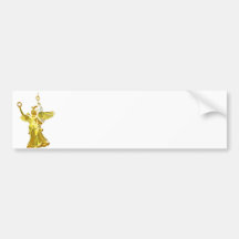 Victory Column(siegessaule),Berlin,Angel White Bac Bumper Stickers