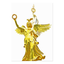 Victory Column(siegessaule),Berlin,Angel White Bac Business Card Templates