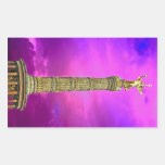 Victory Column (siegessaule), Berlin (Art Version) Rectangular Stickers