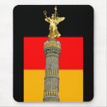 Victory Column (siegessaule),Berlin, German Flag Mousepad