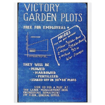 Victory Garden Plots, Free For Employees Flyer