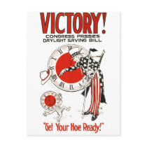 Victory! Get Your Hoe Ready - Daylight Savings