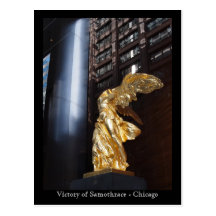 Victory of Samothrace - Chicago Post Card