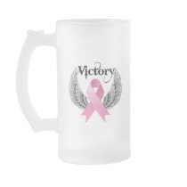 Victory Wings Breast Cancer Mugs
